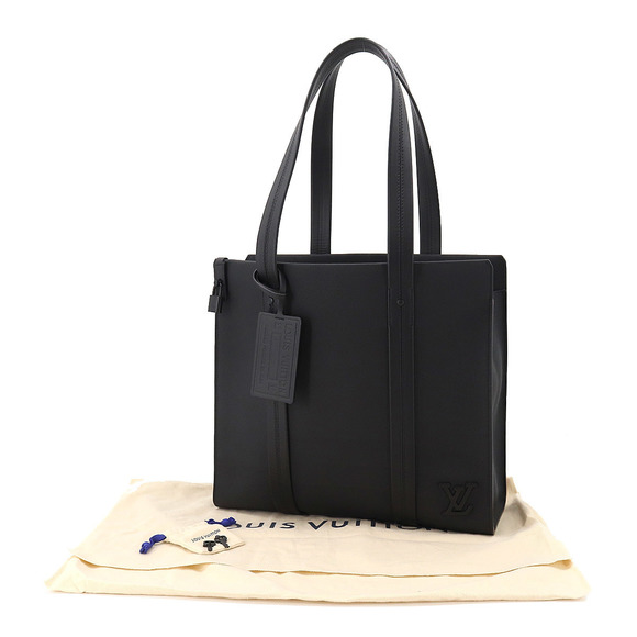 Louis Vuitton Aerogram Tote Bag Leather Black - Picture 8 of 9